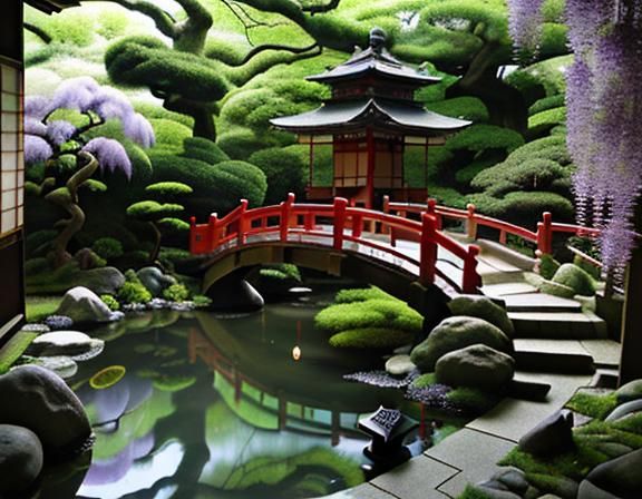 Japanese Garden Diorama