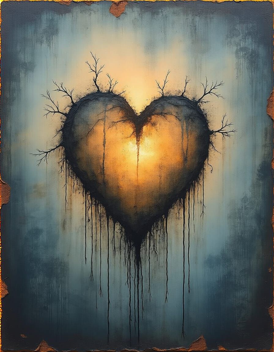 Charred and Rusty Liquified Muslin [lots of descriptive flow...