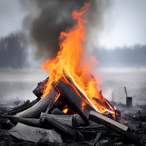 Ember's End: A Fire's Fleeting Life