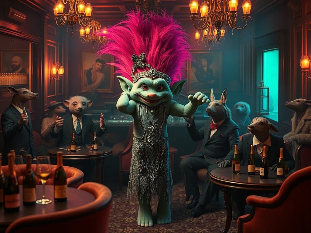 A Troll's Speakeasy Party