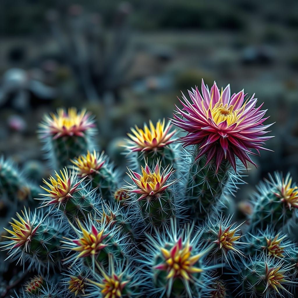 Desert Bloom in Hyperrealistic Detail