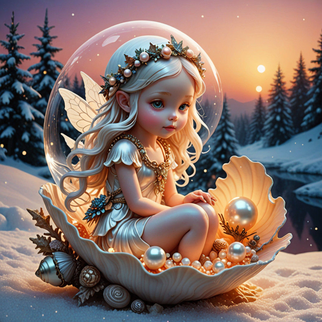 Mystical Fairy of Christmas Harmony