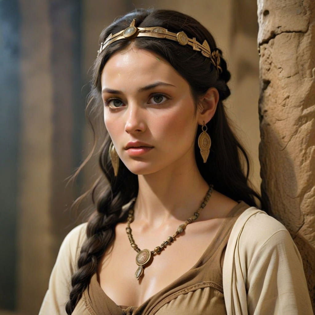 Enigmatic Prehistoric Woman in Devotion
