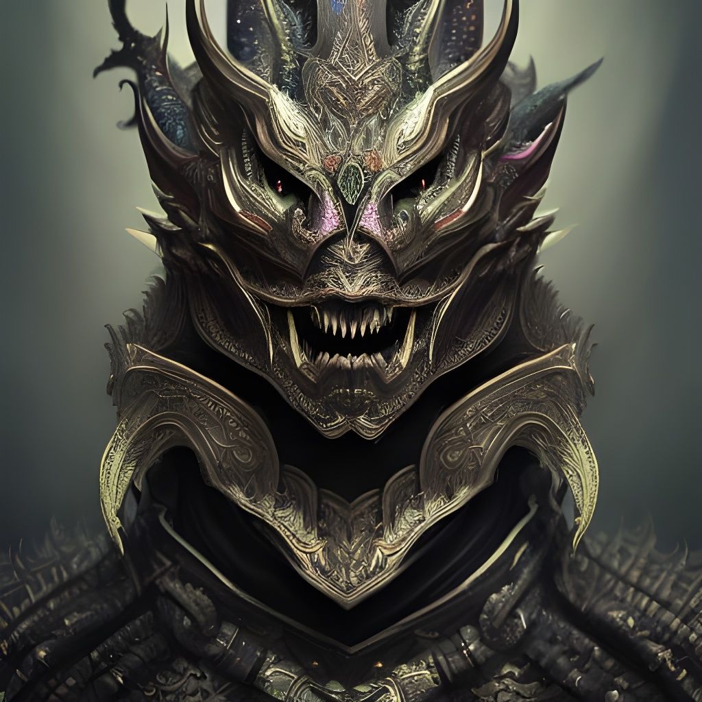 Majestic Skeleton King in Dragonscale Armor