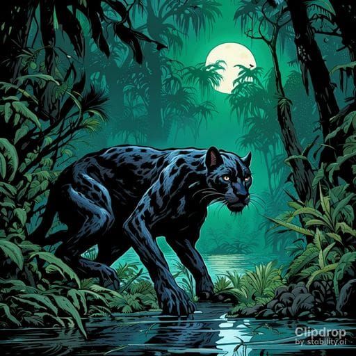 Midnight's Hunt: An AI Interpretation