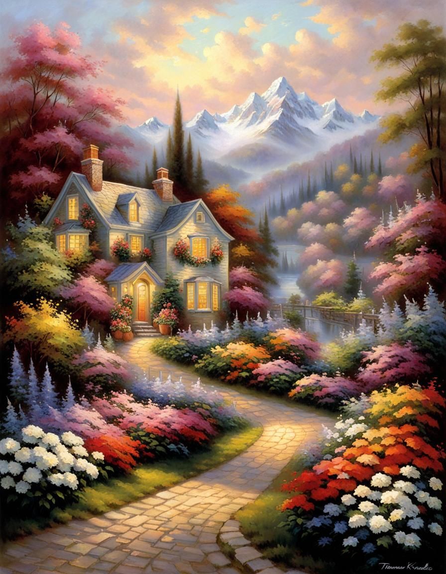 the master of style  - "Thomas Kinkade"