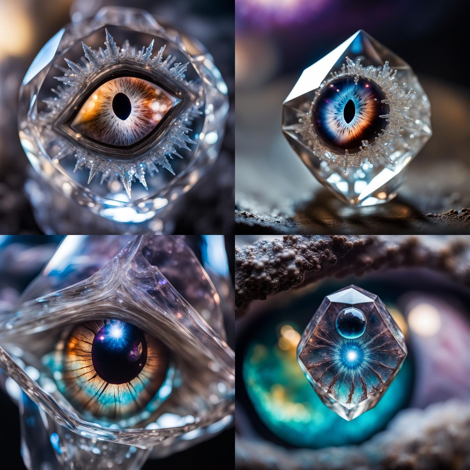 Crystal Galaxy: An Eldritch Eye Macro