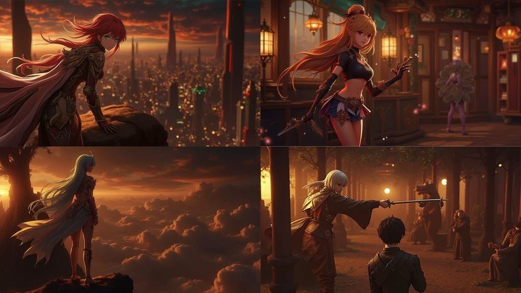 Detailed Anime Art Inspired by WLOP and Genshin Impact