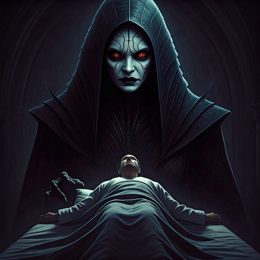 Abeloth's Ominous Presence in Dark, Foreboding Surrealism