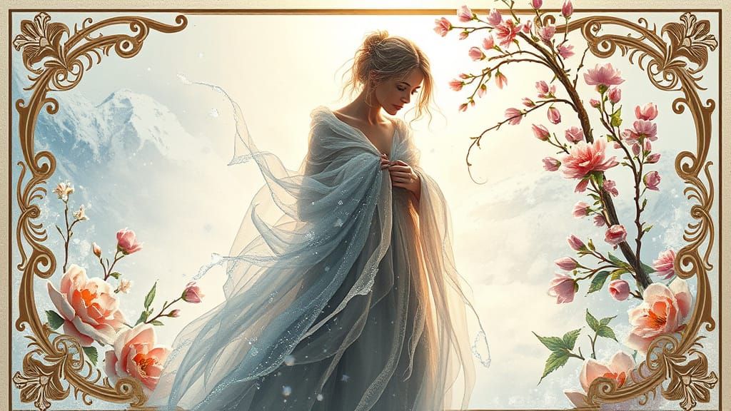 Enchanted Winter's Chill Gives Way to Vibrant Spring