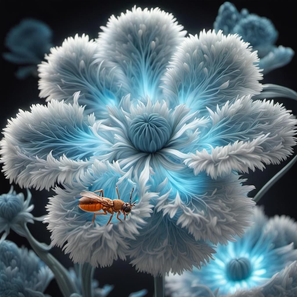 Macro Insect on California Beach, Surreal Photo