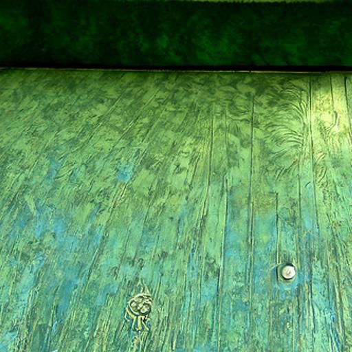 Photorealistic Blue Room with Moonlit Window