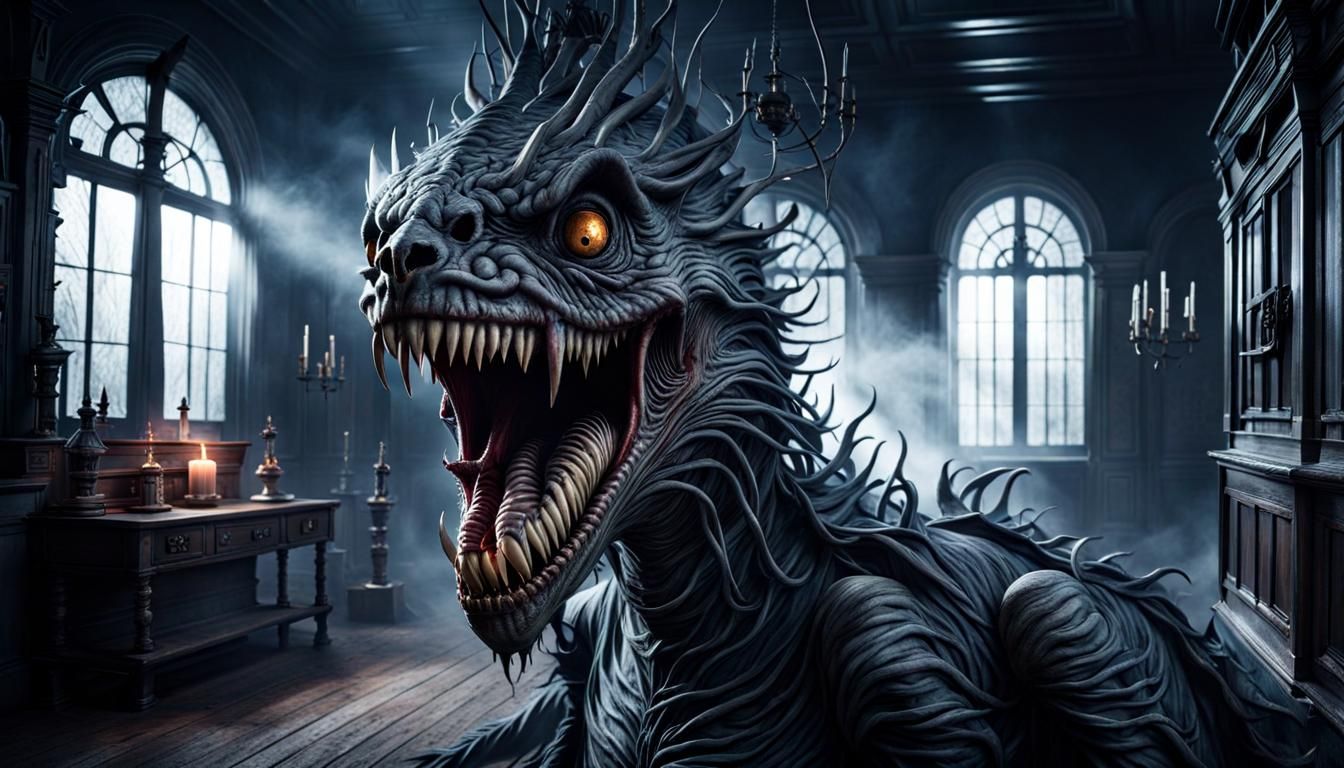 Haunted House Creature: A Hyper-Realistic Horror