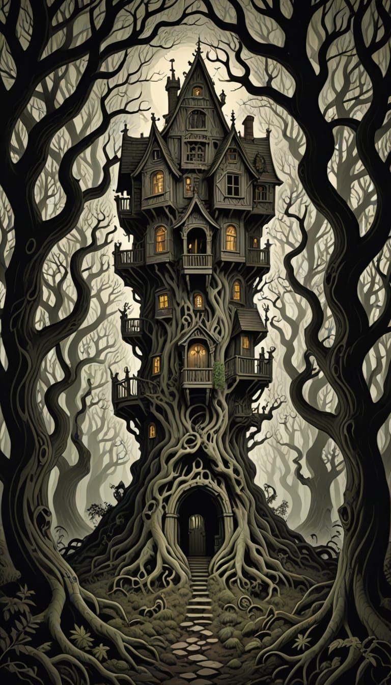 🦇🌲🌳eldritch forest  (xtough Mar 20, 2025)