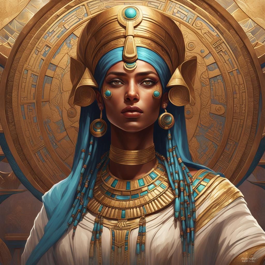 Isis: Ancient Egyptian Goddess Portrait
