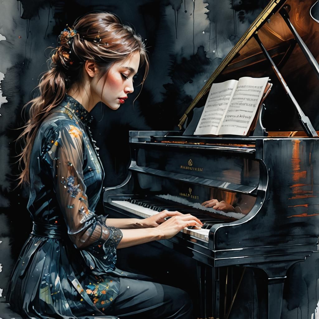Twilight Sonata: A Pianist's Grace