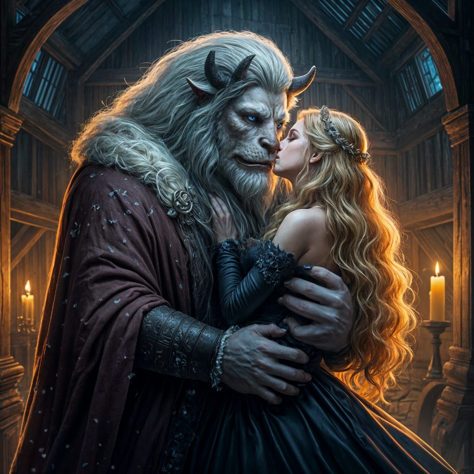 Towering Beast Guardian in Regal Disarray