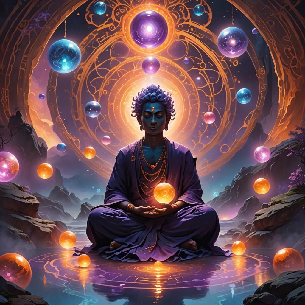Mystical Chakras in Dreamlike Fantasy Art