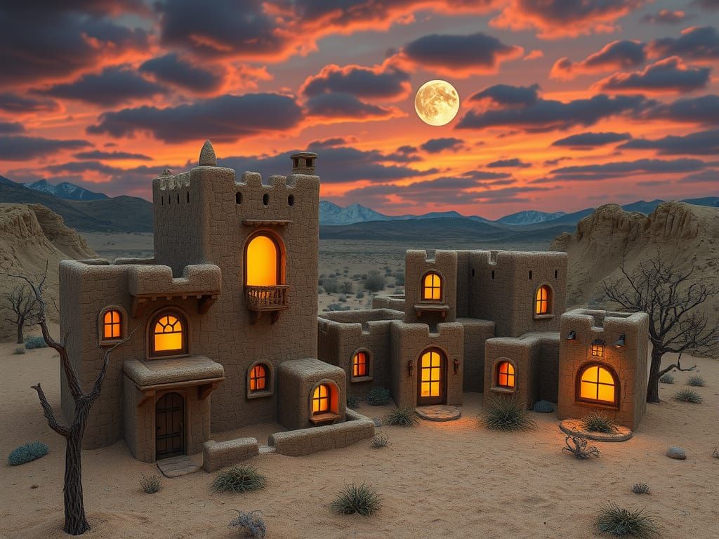 Menger Sponge Pueblo - Just Before the Howling Begins