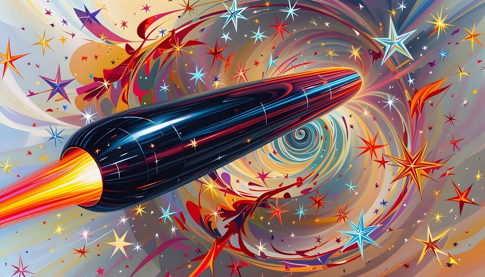 High-Velocity Cylinder Races Through Plasma Vortex