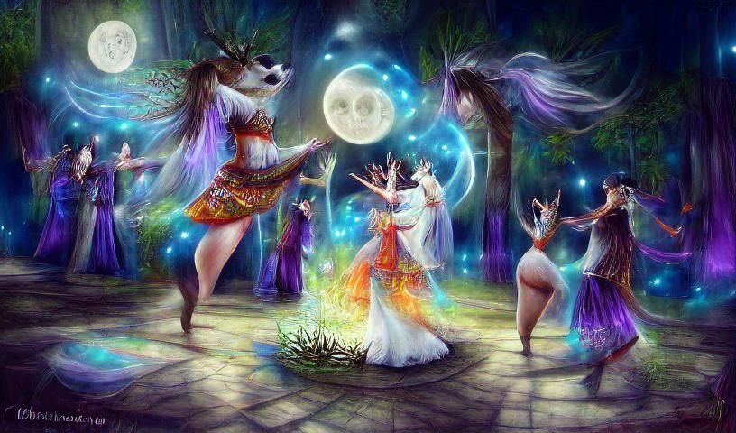 Majestic Full Moon Illuminates Night Sky