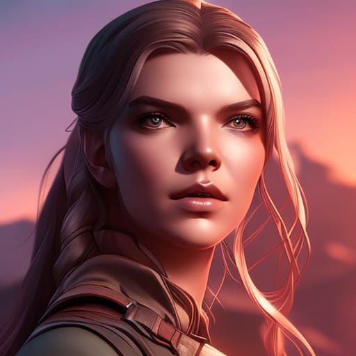 Anya Taylor Joy as Lara Croft #4