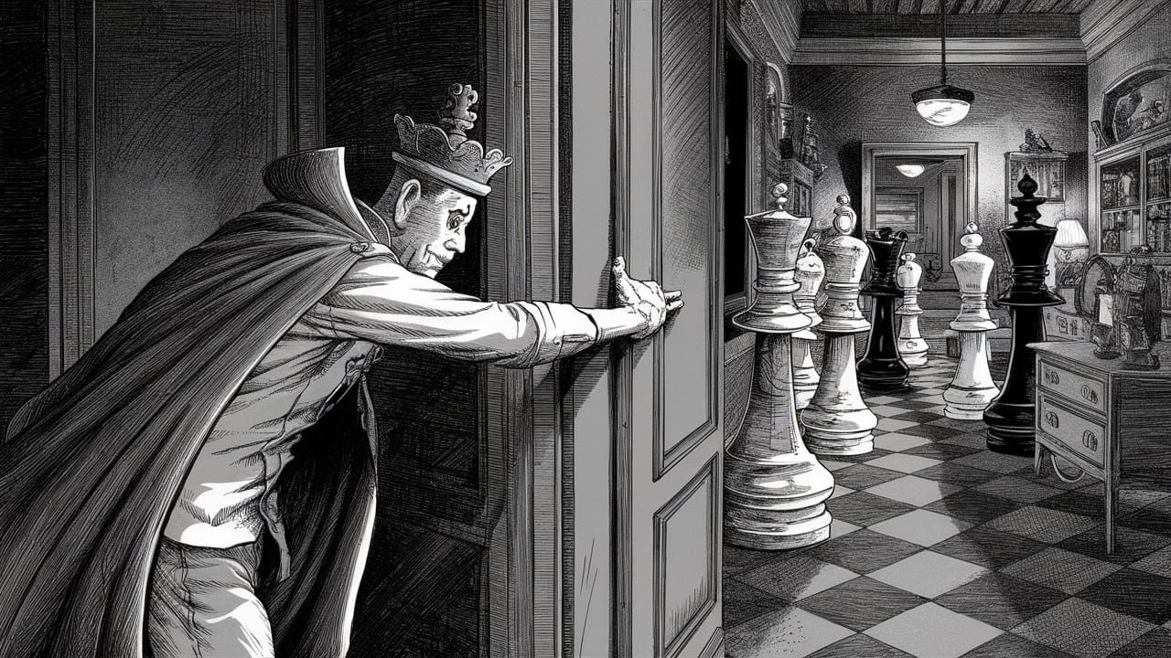 Chess Pieces Solve Mansion Mystery in Manga Style