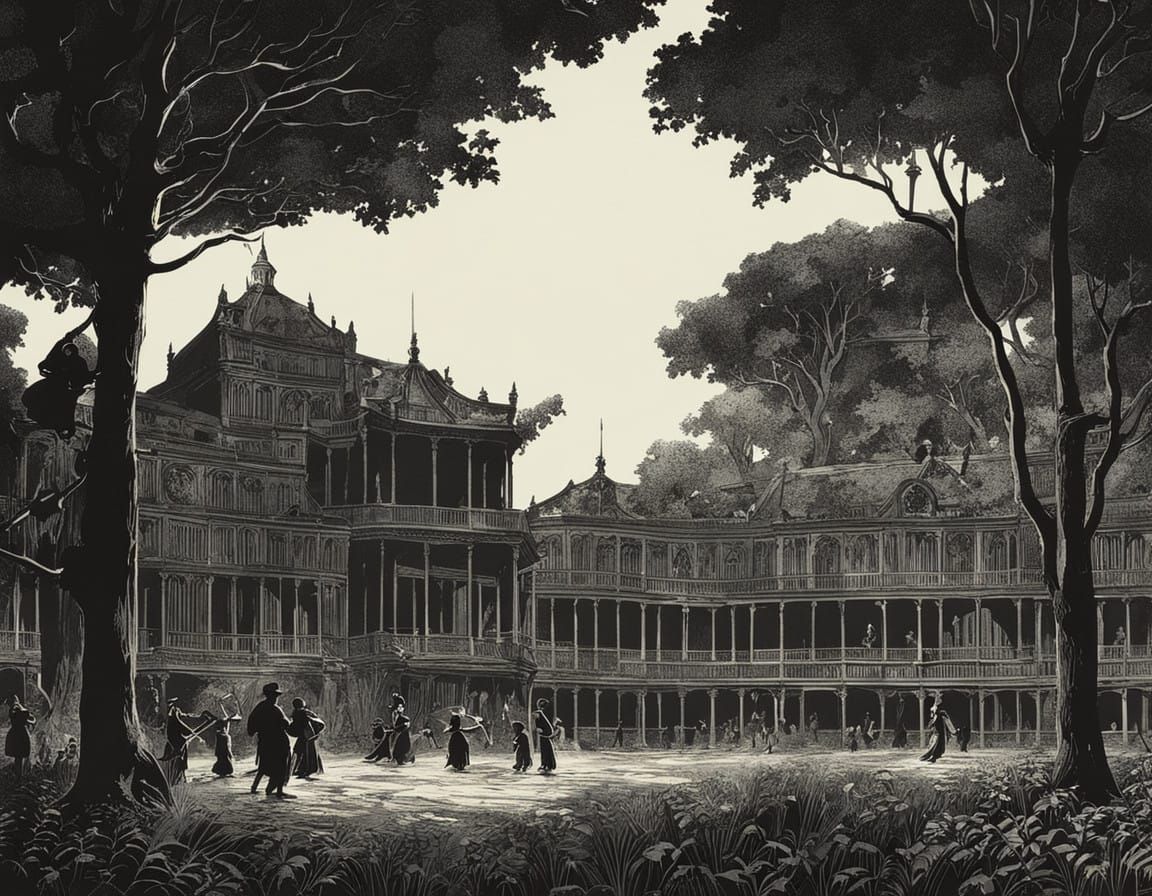 Enchanting Shadow Silhouettes of a Musical Ensemble