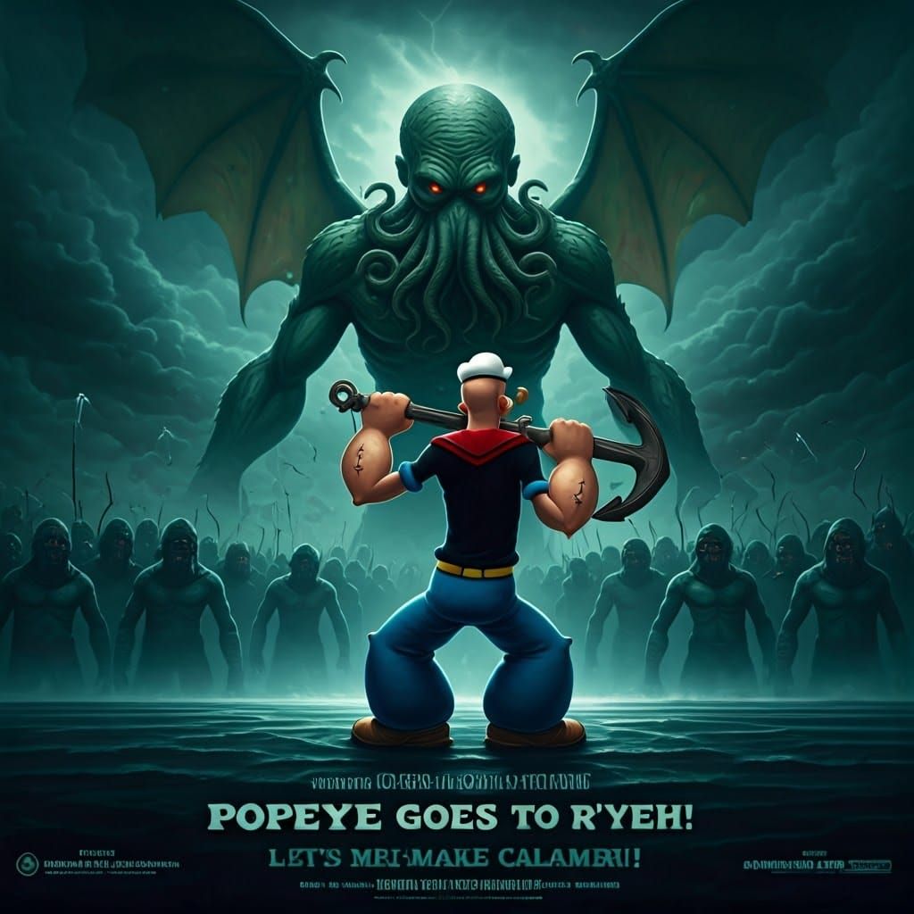 Popeye Goes To R'lyeh! - Let's Make Calamari!⚓🐙