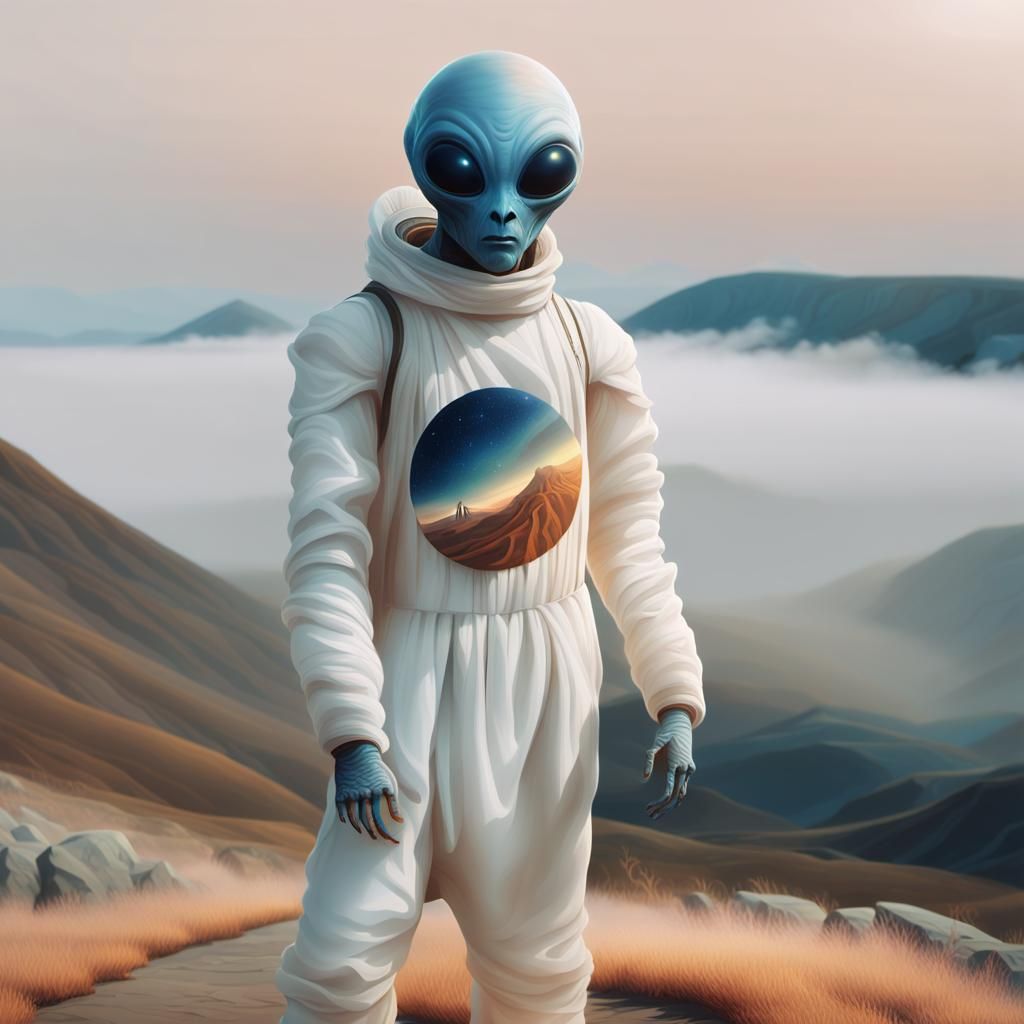 Alien Concept Art on Misty Peak