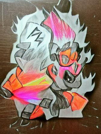 Magma Neon Blaze: A Fiery Spectacle