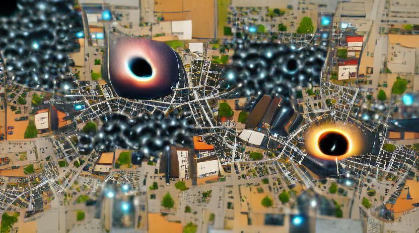 Black Hole Devours Metropolis