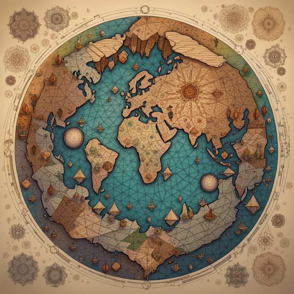 mandala world map