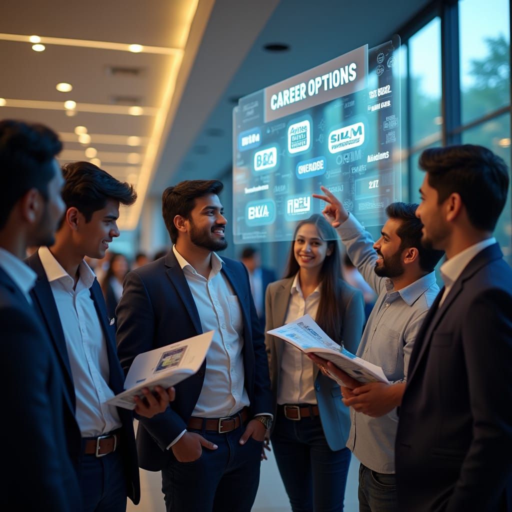 Indian Students Celebrate Career Day at University