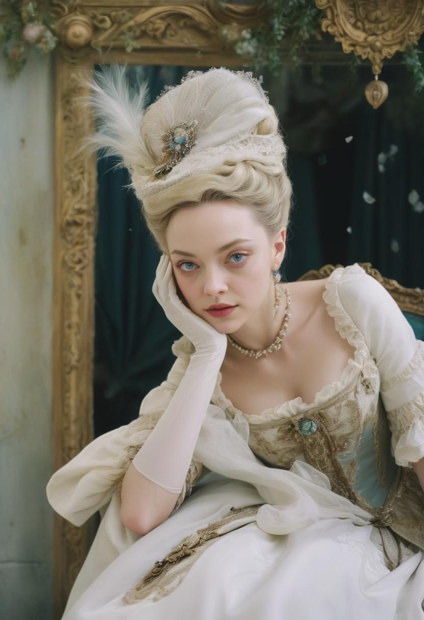 Amanda Seyfried as Marie Antoinette: Detailed Matte Painting