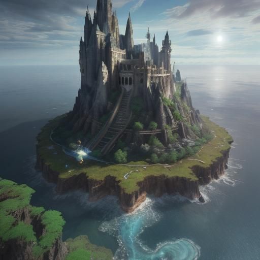 Fused Continent World Map in Unreal Engine 5