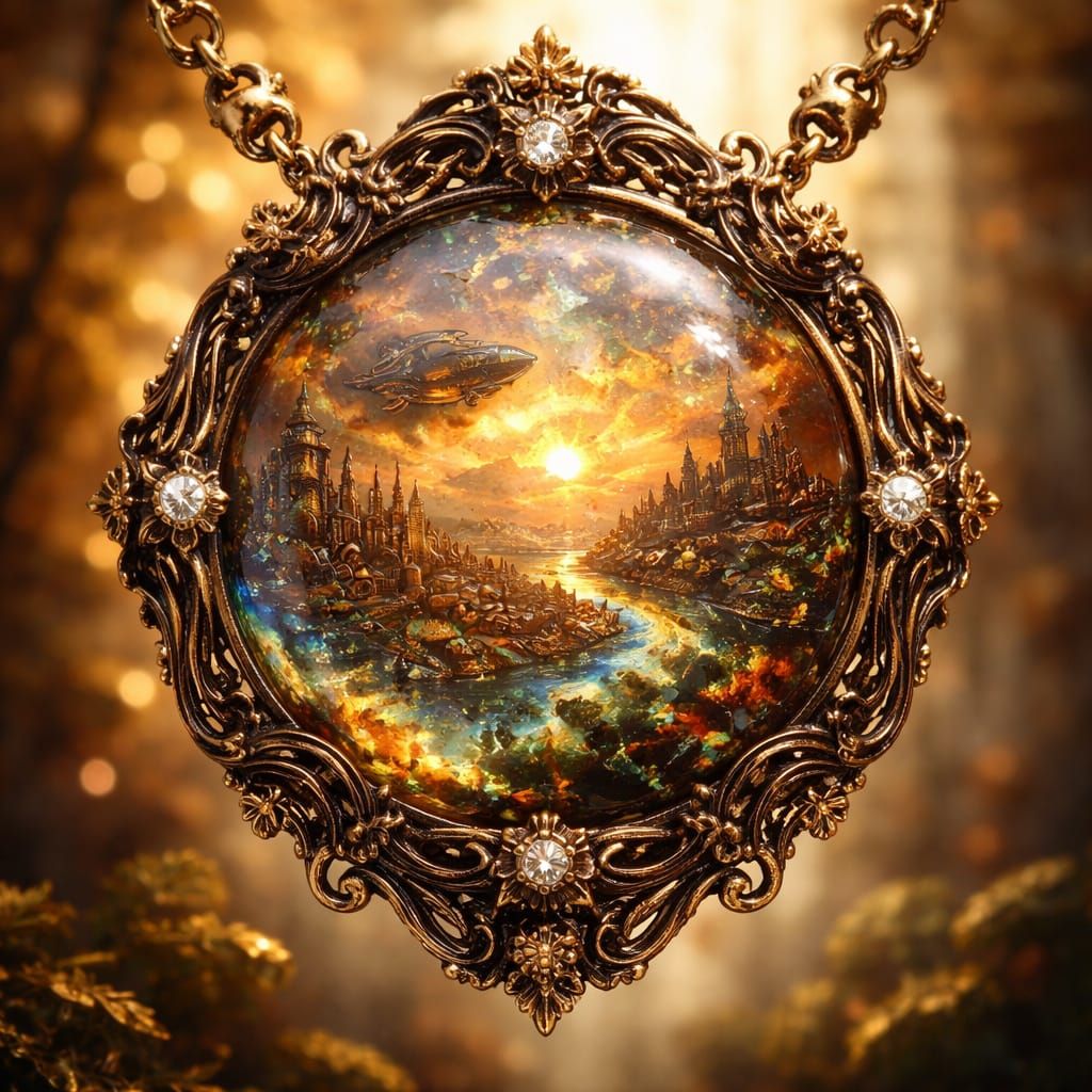 Photogram Etched into Moonstone My Steamnouveau Love Floating Steamdunk