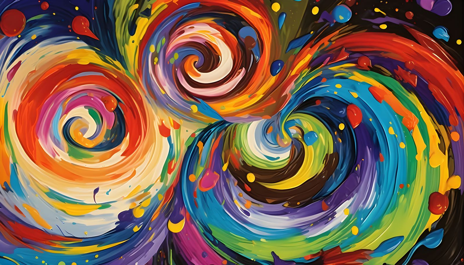 Vortex Maelstroms of Paint and Plasma with Stars