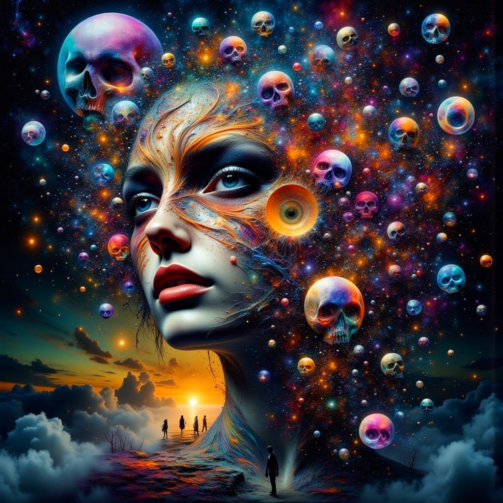 Vibrant Dreamscapes in Modern Surrealism