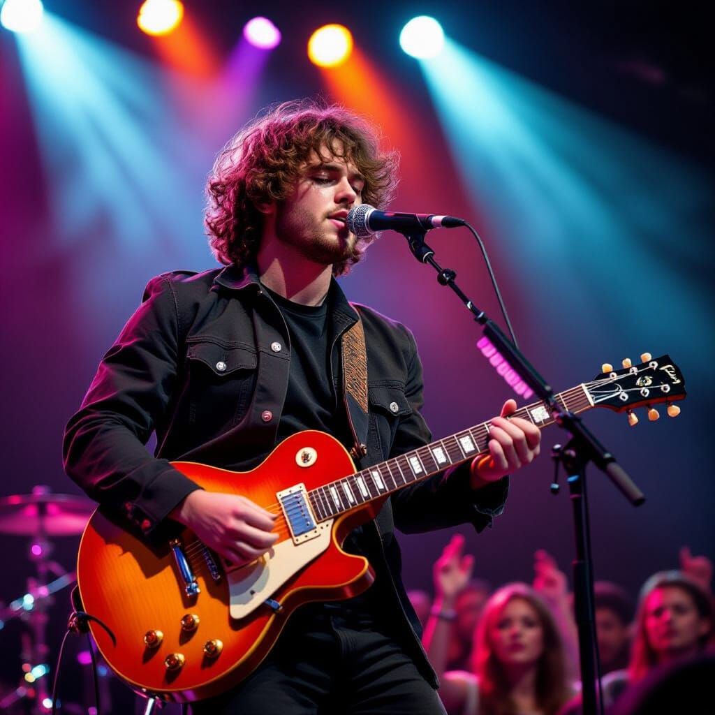 Benson Boone Performs with Passion in Concert Photography St...