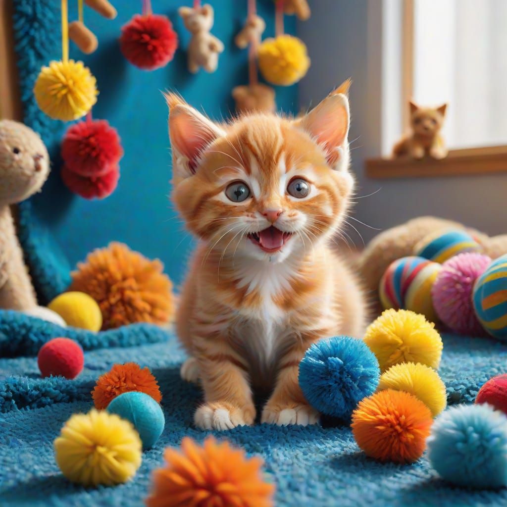 Playful Kitten