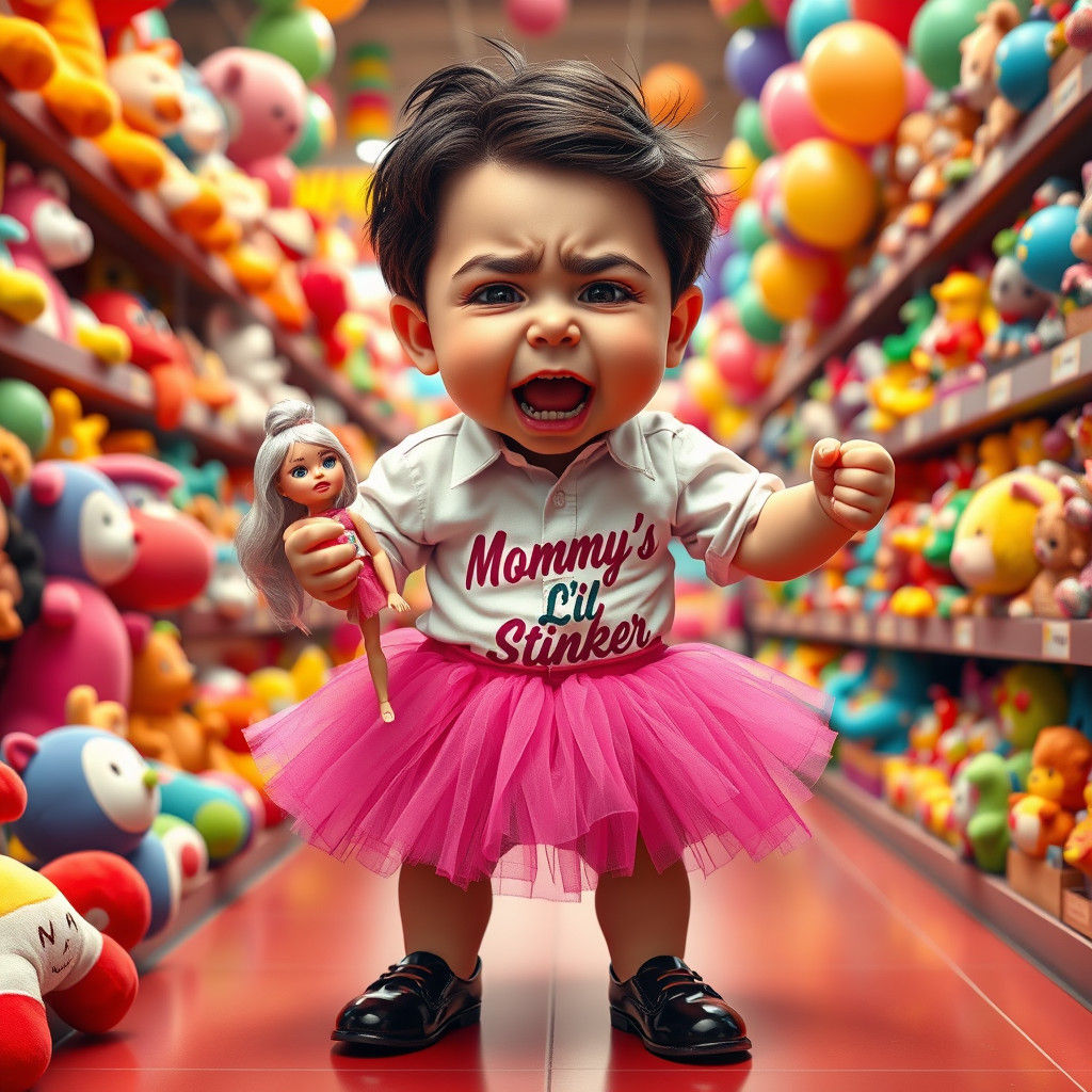 Child's Tantrum in Toy Store, Inspired by Ryden