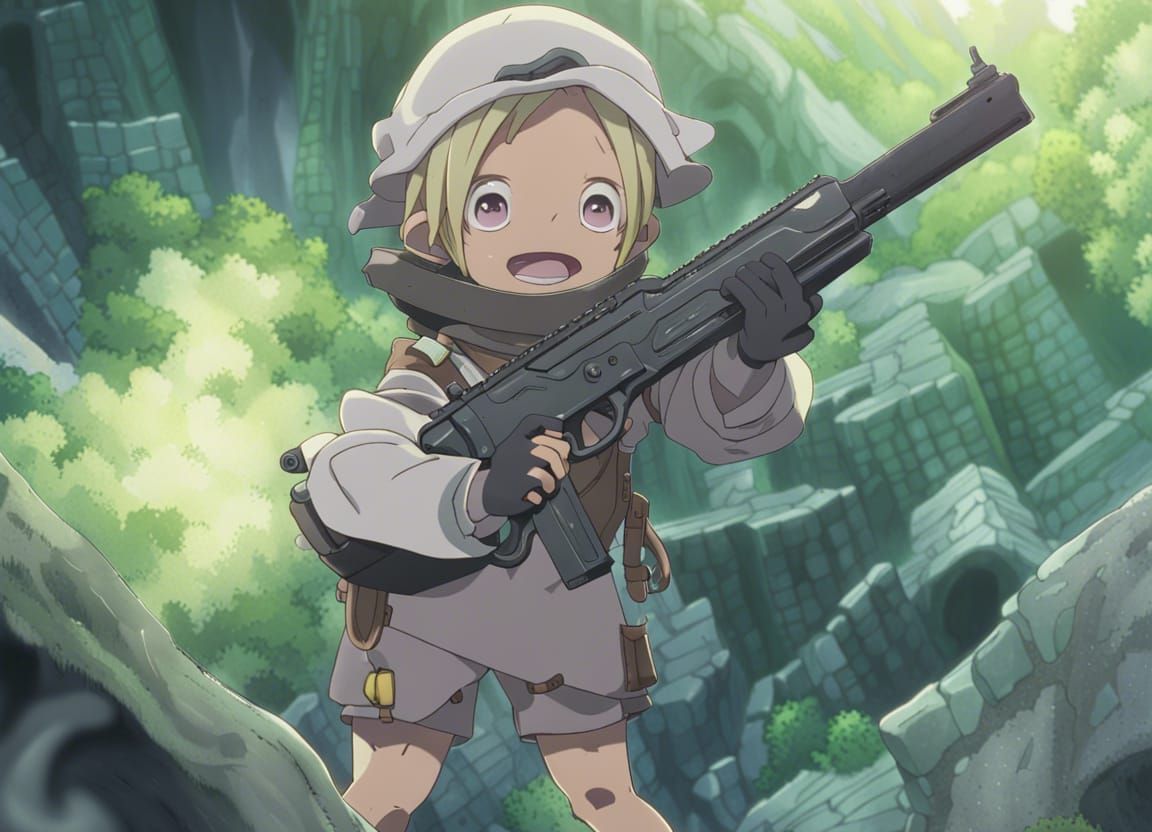 Jesus Armed in Made in Abyss Anime World
