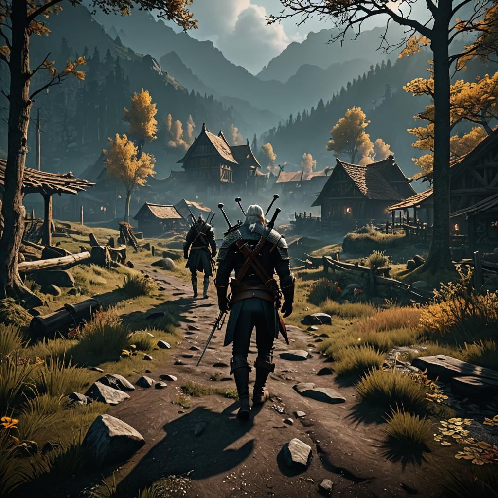 The Witcher: Epic 3D Game Cinematic Masterpiece