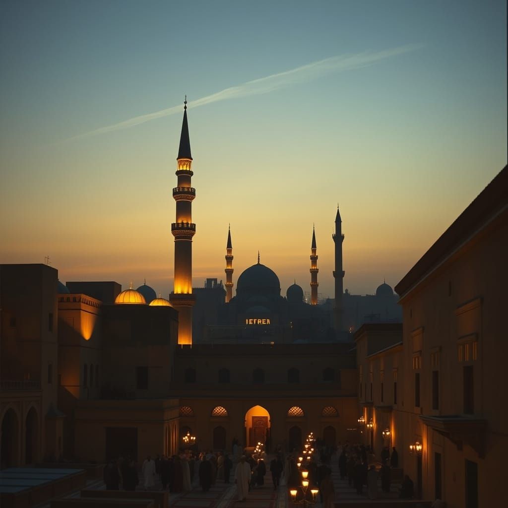 Cairo Citadel at Dawn: Spirituality and Defense