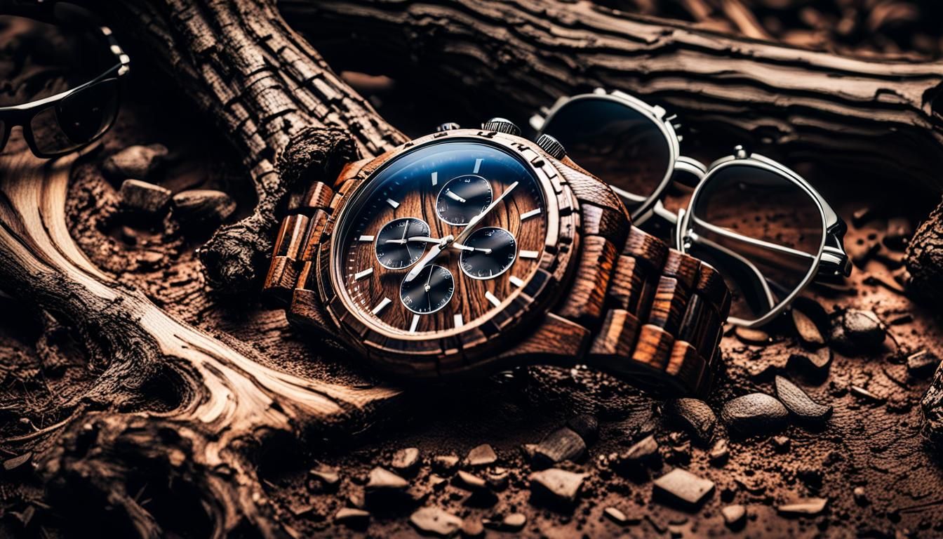Wood and Silver Watch Under Rotten Tree