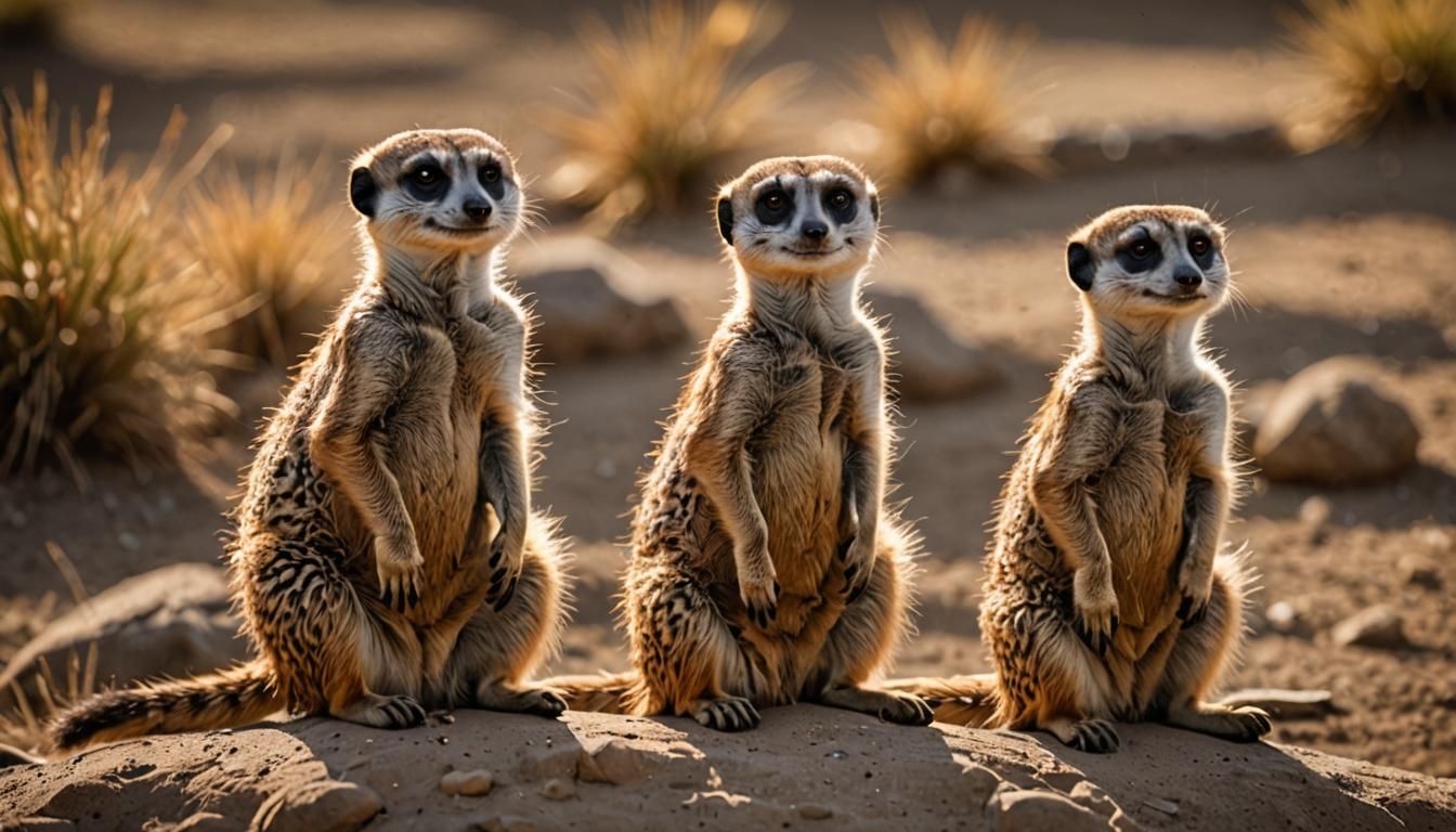 Meerkats in Natural Light: Professional Photography
