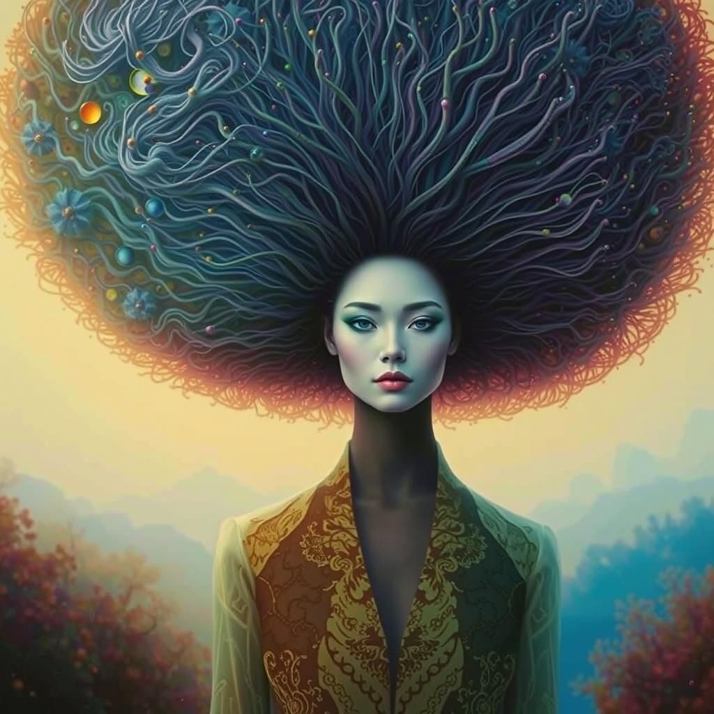 Blue Mycelium Network with Forest Exposure