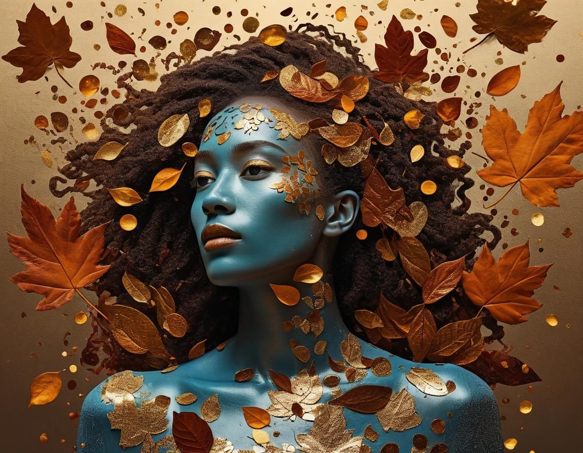 Ethereal Abstract Art: Grace Passer in Autumnal Light