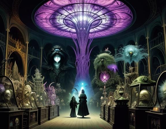 The Exorcist Banishes Jabba in Surreal Museum